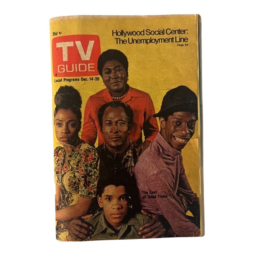 TV Guide Dec 14 1974 Good Times Cast John Amos Esther Rolle Jimmie Walker